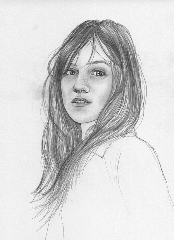 人物铅笔画