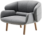 fusion chair by nendo Modern Armchairs - Contemporary Armchairs - BoConcept