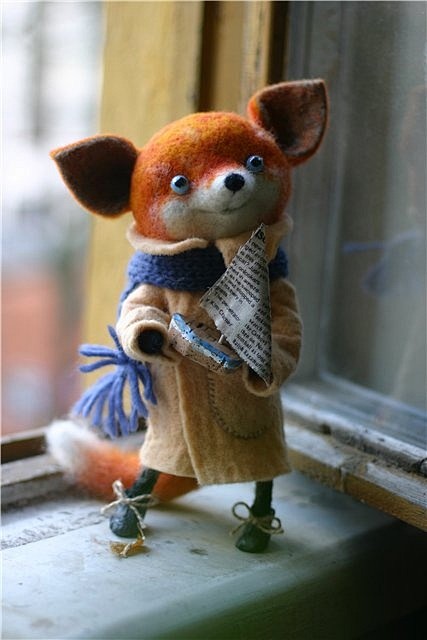 Needle felted foxy