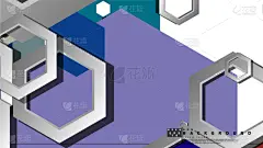 几何形状,六边形,抽象,背景,冷,商务,计划书,传单,网络空间,壁纸