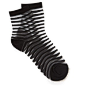 Sheer Stripe Crew Socks