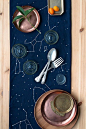 Constellation Table Runner by jessica marquez // Miniature Rhino #赏味期限#