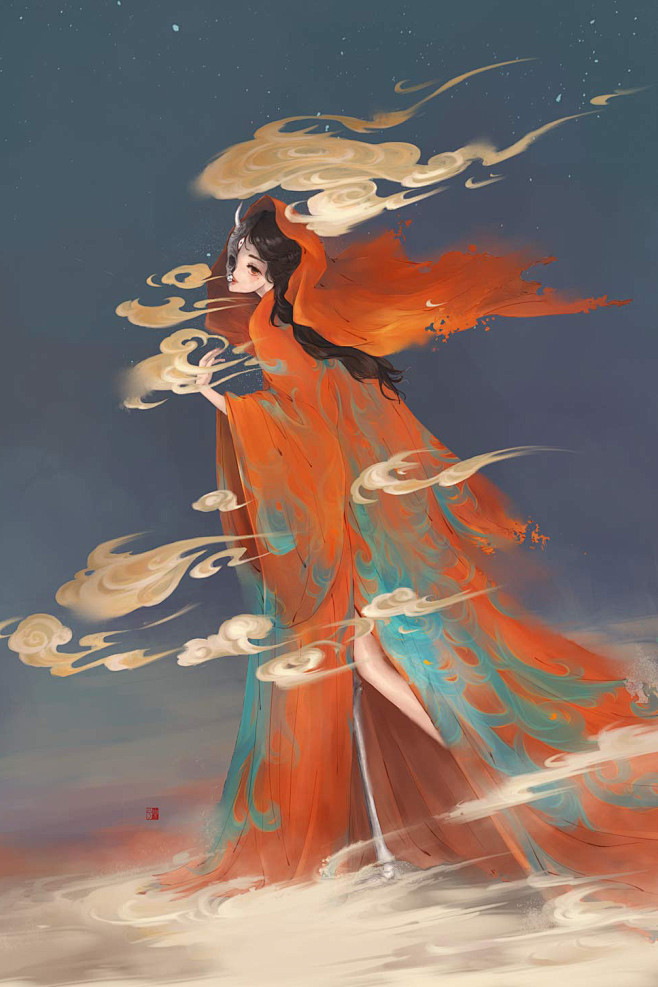 山海經-女魃:有係昆之山者,有共工之臺,.