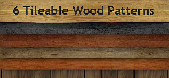 6 Tileable Wood Patt...