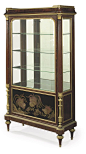 A FRENCH ORMOLU-MOUNTED MAHOGANY AND COROMANDEL LACQUER VITRINE  -  BY MAISON KRIEGER, PARIS, THIRD QUARTER 19TH CENTURY
