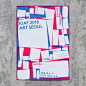 [米田/主动设计整理]Visual identity of posters, catalogues, programmes, tickets and banners by Studio fnt for Korea International Art Fair 2018