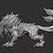 影视模型，怪物，动物雕刻，白虎，飞虎，zb雕刻，boss,zbrush雕刻，雕塑，羽毛雕刻...-原创角色出售-微元素 - Element3ds.com!