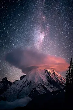 美轮美奂：至美手机壁纸，高清无水印夜、星空与极光_手机壁纸_妹子图萌