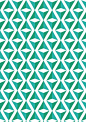 Green and blue repeating triangle square illusion pattern