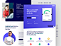 ProsperOps - Homepage Exploration #2 web design uidesign uxdesign ui ux website dashboard data chart illustrations interface experience user icons branding logo