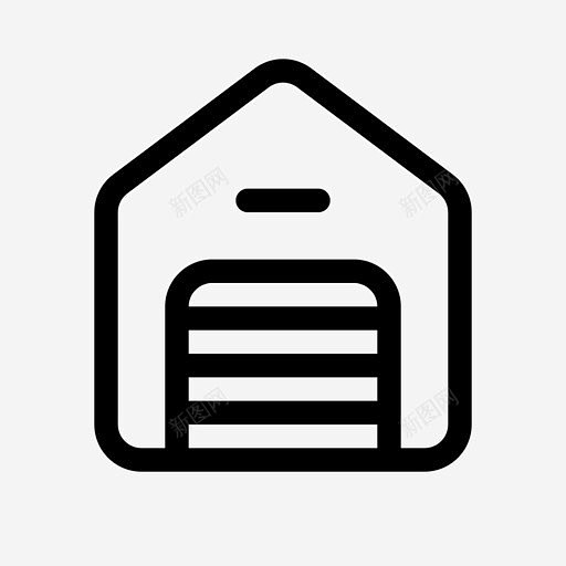仓库车库库存图标 设计图片 免费下载 页面网页 平面电商 创意素材
