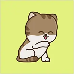 卡通可爱小猫咪插画矢量图设计素材