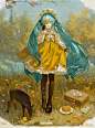 画了秋日郊游的miku！虽然设计很菜但我画得很开心！
顺便祝自己生日快乐！
无水印原图＆三视图在poppro