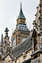 Clock tower rising over Westminster viaTumblr