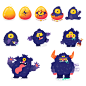 Monster character for Kids Mobile App on Behance