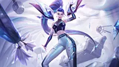 英雄联盟卡莎《ALL OUT》KDA皮肤桌面壁纸