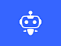 Robot - Mascot, ai, chatbot, logo, identity, branding by Aditya Chhatrala on Dribbble