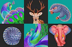 小青柑普洱茶包装插画设计-古田路9号