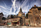 欧洲古代城堡摄影图__建筑景观