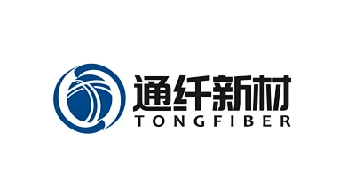 通纤新材纤维材料企业LOGO设计-花瓣网