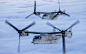 The tiltrotor, MV-22B Osprey, US Marine Corps