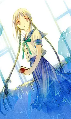 文学少女手机壁纸-站长壁纸