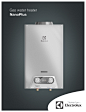 Electrolux gas water heater : Electrolux gas water heater