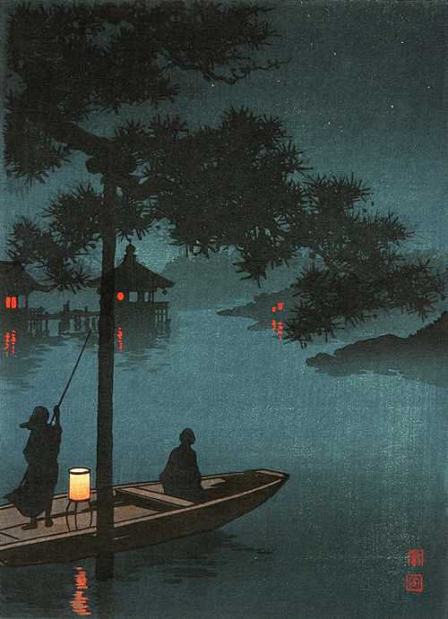 孤月映夜影——日本明治时代的浮世绘画家—...