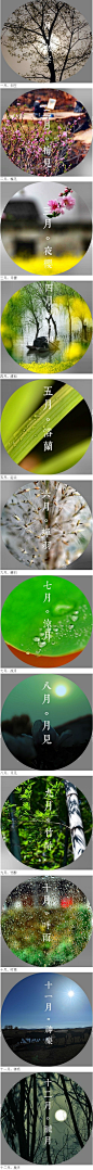 中国传统农历月份的别称