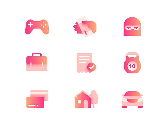 Pink Icons documents...