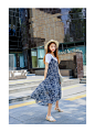 可爱的韩国女装店，连衣裙，裙子，衬衫展示 - [Bongjashop]