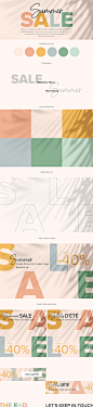 Summer Sale Campaign : Home 24 is first PURE-PLAY HOME & LIVING E-COMMERCE PLATFORM IN CONTINENTAL EUROPE AND BRAZIL. For their summer sale campaign, I went for a graphical approach and played with the typography alignment, overlapping shadow effect, 