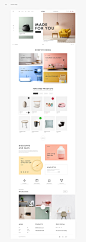 clean decor e-commerce furniture interaction Interior minimal shop store Website