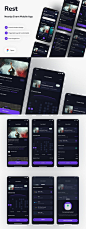有序新闻暗模式 App UI Kit