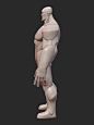 Infinity Hulk Character Anatomy Blockout