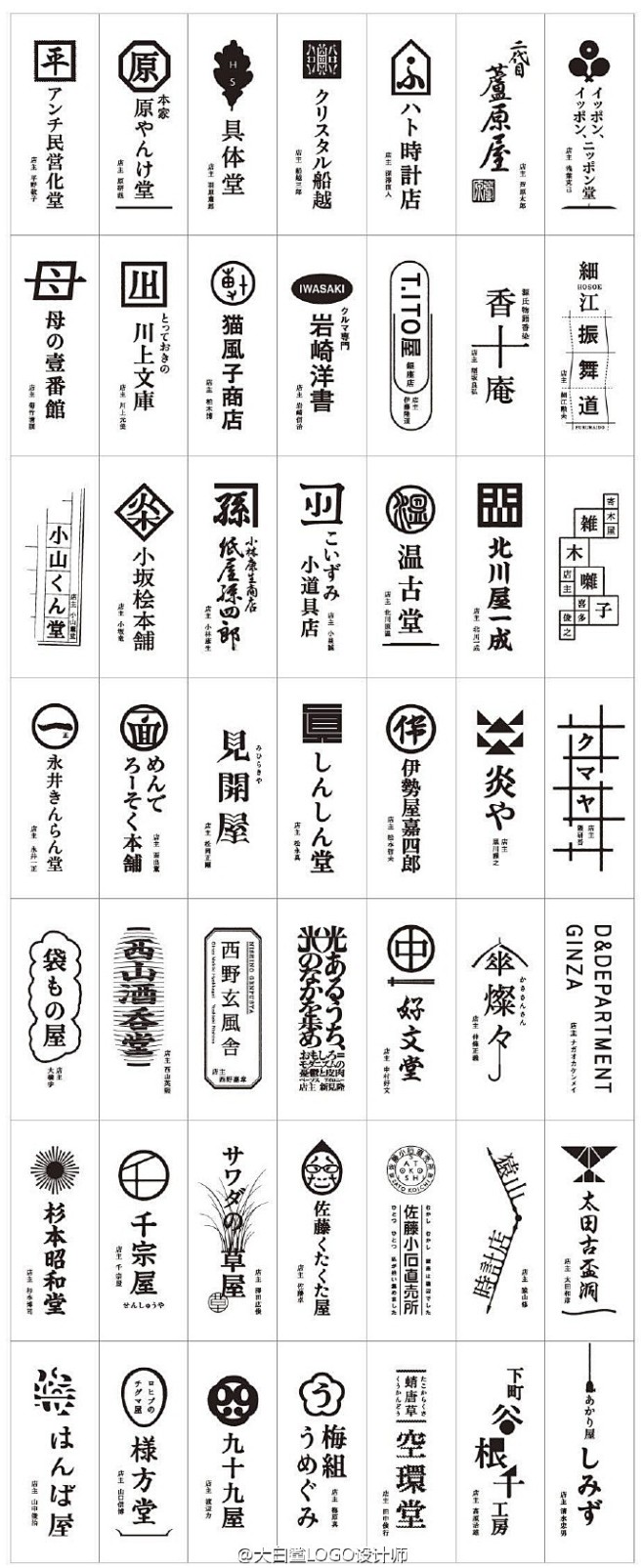 #LOGO设计# 分享100多个字体Lo...