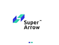 Super Arrow - Fintech Logo top logo designers dribbble top logo design trends 2021 branding designer branding agency fintech branding financial growth logo growth logo box logo app logo icon super logo minimalist logo arrow logo modern logo tech logo fina