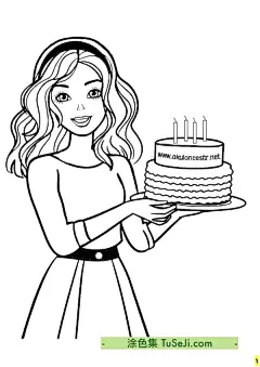 12张斜挎小熊包包的女孩子拿着生日蛋糕的女孩子卡通人物简笔画！ | 涂色集，涂色画打印大图 : 在一个熙熙攘攘的街头，一个女孩子的身影格外引人注目。她穿着时尚而不失个性，身上斜挎着一个小熊形状的包包，这个包包不仅可爱，还透露出她对细节的精致追求。小熊包包是用柔软的材质制成，可能是棕色或是粉色，表面有着细腻的绒毛，摸起来温暖而舒适。小熊 12张斜挎小熊包包的女孩子拿着生日蛋糕的女孩子卡通人物简笔画！