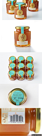 包装设计灵感 FORTNUM & MASON蜂王蜜 蜂蜜包装设计 蜂蜜标签设计 罐头包装 瓶签   #色彩# #经典# #网页# #素材# #字体#