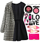 #blackdress #pinkandblack #Inspired