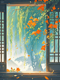 古风-窗户       设计请认准我们淘宝搜索 @独角兽封面设计 (1)