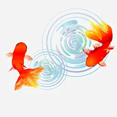 中国风锦鲤水彩画矢量图高清素材 中国风 动物 卡通动漫 旋转 锦鲤 鲤鱼 矢量图 免抠png 设计图片 免费下载