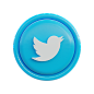 3d icon twitter