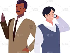 男商人,多样,注视镜头,看风景,可爱的,衣服,商务,人,专业人员,男人
