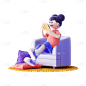 卡通感3D人物元素
