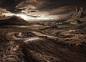 HONDA CRF 450R - Matte Painting and Retouching : Epic scene created to depict the figure of the 1st place as a heroe and the other competitors are mixing with mud as longs they are losing. AGENCY: BBD PARIS ART DIRECTOR: QUENTIN MOENNECLIENT: HONDAPlatinu