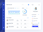 Ecommerce Dashboard UI blue buy clean dashboard dashboard ui data desk