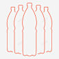 瓶容器饮料图标高清素材 健康和健身 回收 塑料 容器 水 水瓶 瓶 饮料 免抠png 设计图片 免费下载