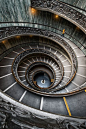 螺旋楼梯，梵蒂冈，罗马，意大利