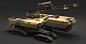 Taurus Mining Guild : Mobile Mining Drill Platform, Callum Dainty : This mobile drill platform is made for roaming flats and extracting ore from deep beneath the surface. Built by the Taurus Mining Guild and designed to accommodate a small crew to live in